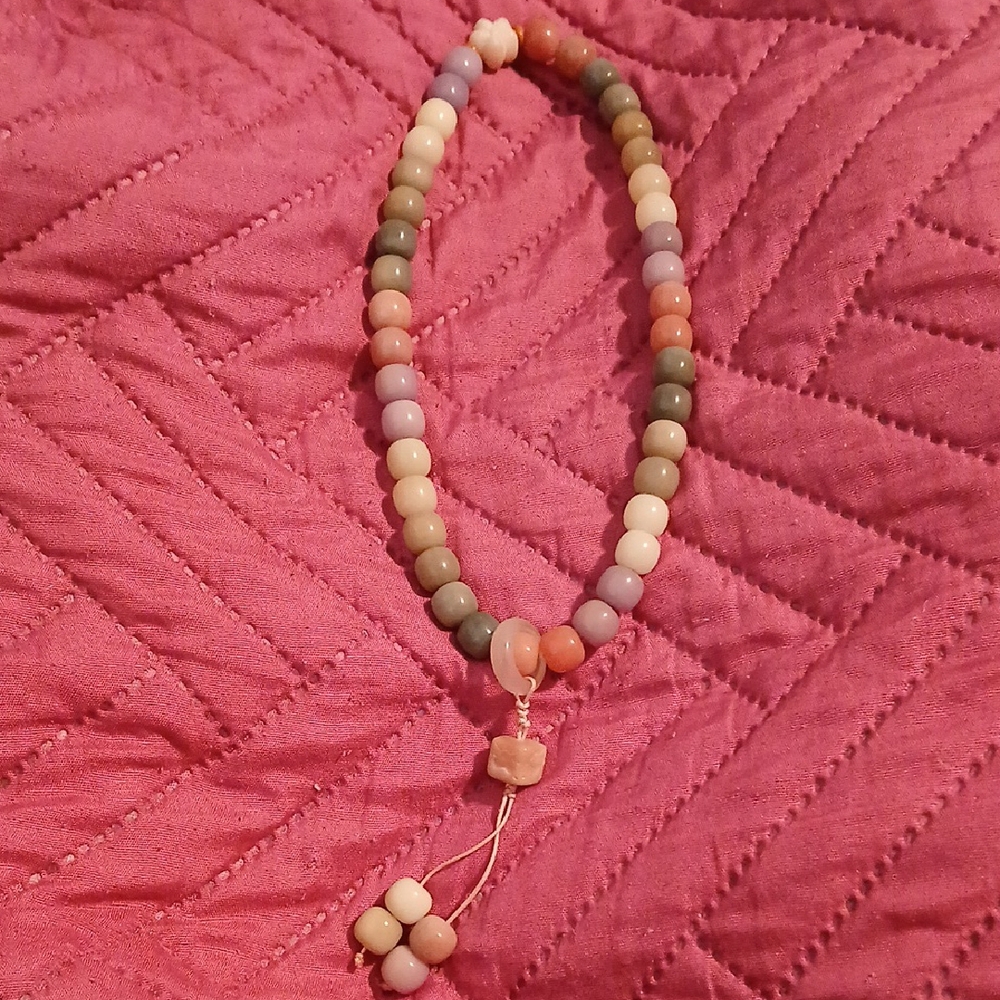 Multicolor Handmade Bodhi Beaded Necklace